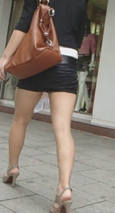 超短包臀长腿OL