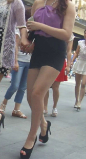 性感靓丽OL超短裙