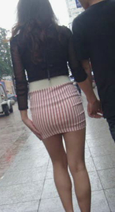 细高跟紧身大屁股包臀少妇