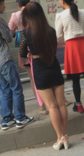 高跟细腰大屁股包臀