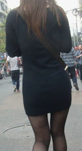 细腰宽臀黑丝长腿