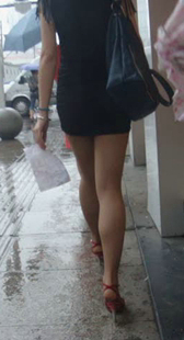 细高跟大长腿OL