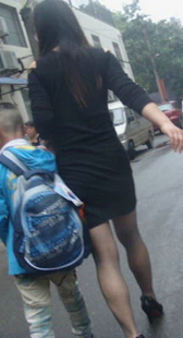 肉丝包臀成熟少妇