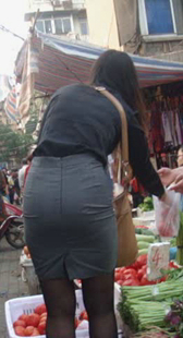 极品美少妇买菜