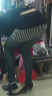 翘臀黑丝穿鞋子