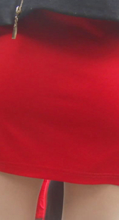 性感大屁股红裙