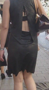 成熟大妈还露背