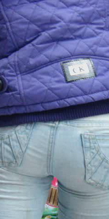 跟拍超市大屁股