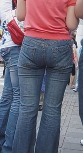 又紧身材又好，清晰内痕