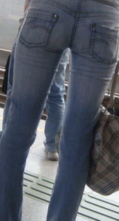 街拍牛仔跟高美眉