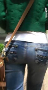 街拍三只牛仔MM