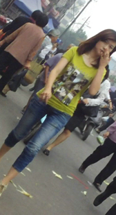 牛仔小妹长得如此好