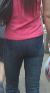 紧身牛仔包臀少妇口味重