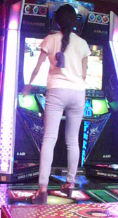 跳舞机紧身白牛OL