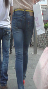 高跟牛仔高挑身材