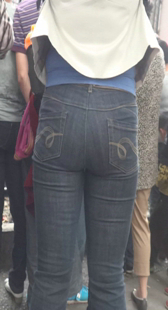 紧身牛仔大屁股少妇口味重