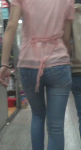 性感包臀牛仔少妇