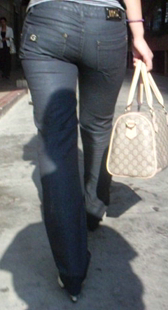 细高跟宽臀黑牛