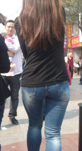 高跟蓝牛深沟少妇