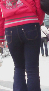 街拍重口味大妈紧牛