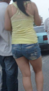 成熟热裤少妇屁股就是大