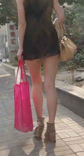 超短热裤OL腿长