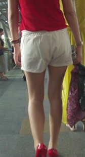 红高跟包臀少妇内痕性感