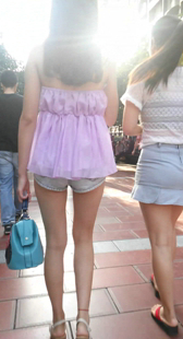 高跟长腿热裤子就是性感