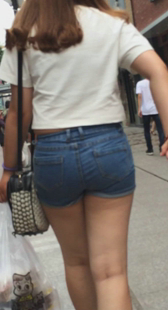 超紧牛仔圆臀口味重