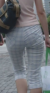 性感宽臀七分裤