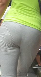 翘臀呢绒热裤紧内痕