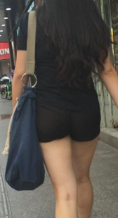 性感美腿黑紧热裤