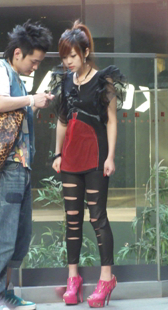 超长时间跟拍高跟小妹