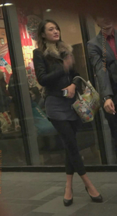 高跟长腿性感OL