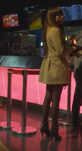 性感黑丝高跟美女