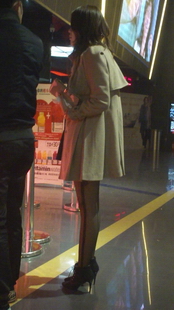 好清纯的高跟黑丝少女