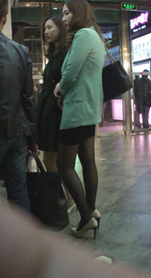 高跟黑色丝袜真性感