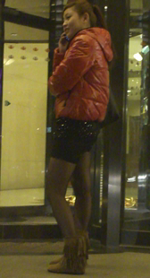 丝袜包臀超短裙