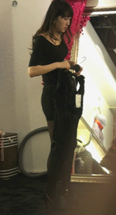 高跟黑丝超短裙真性感