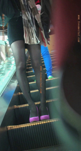 粉高跟黑丝少妇