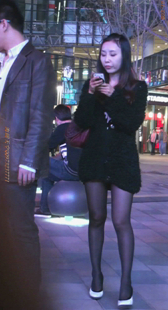 白高跟配黑丝吗