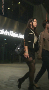 性感黑丝超短裙包臀