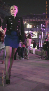 包臀黑丝高跟少妇