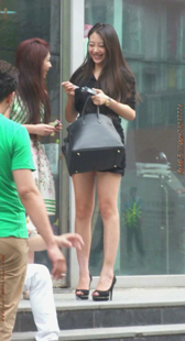 细高跟长腿靓丽OL