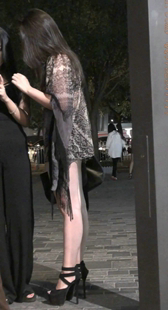 超高凉高跟的长腿丰满骚货