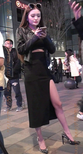 性感铆钉高跟的美腿MM