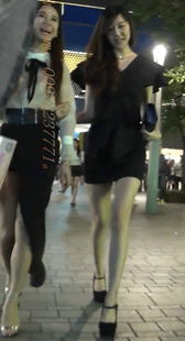 黑色包臀的长腿MM