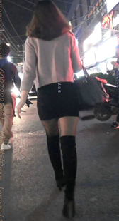 黑色高学东黑丝包臀少妇