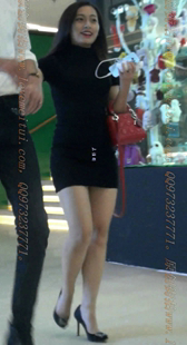 黑色包臀性感高跟鞋的丰满MM