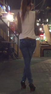 牛仔少妇夹好紧